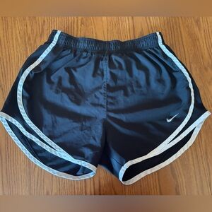 Nike Black Dri Fit Shorts with White Accents